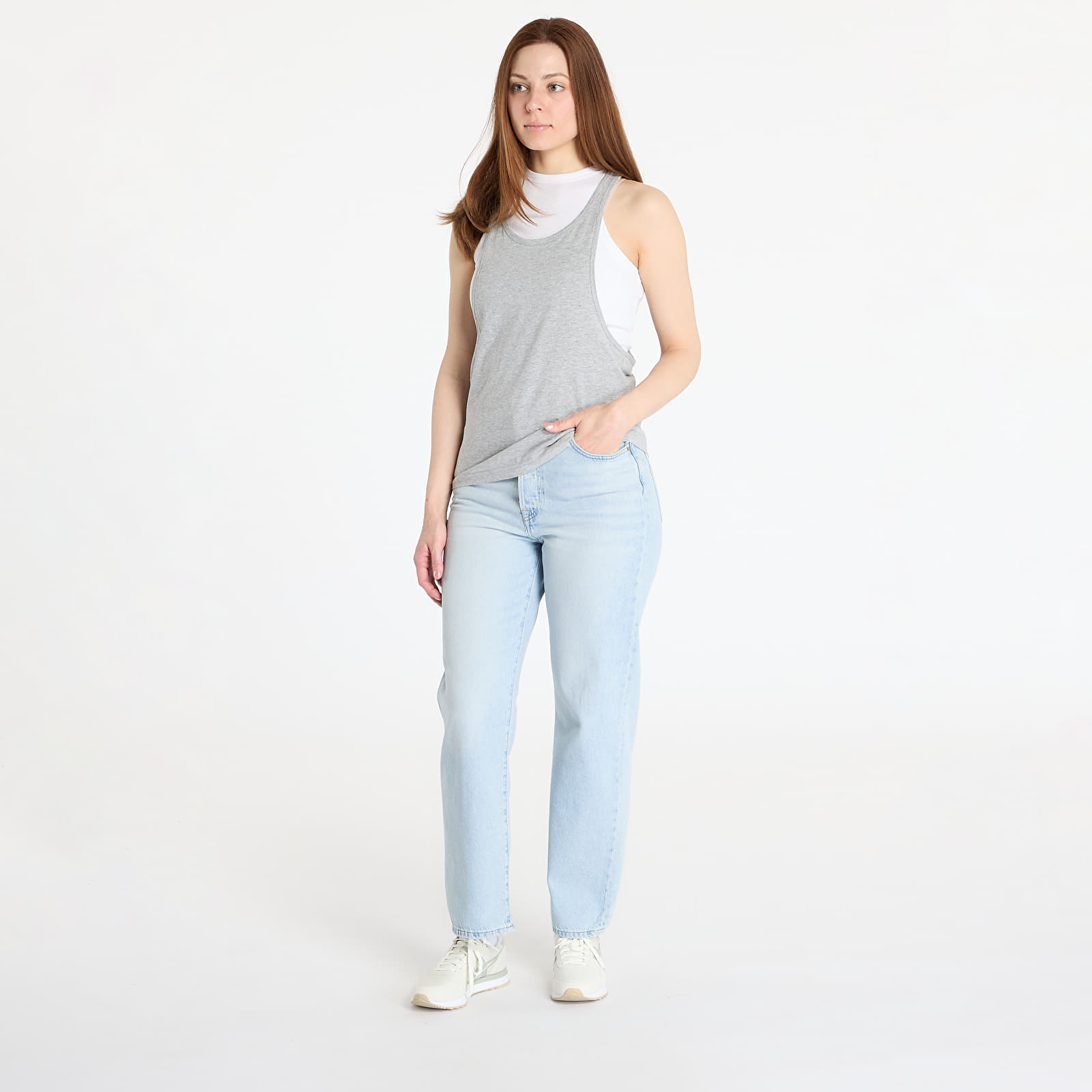 Tielka Urban Classics Ladies Loose Tank Grey