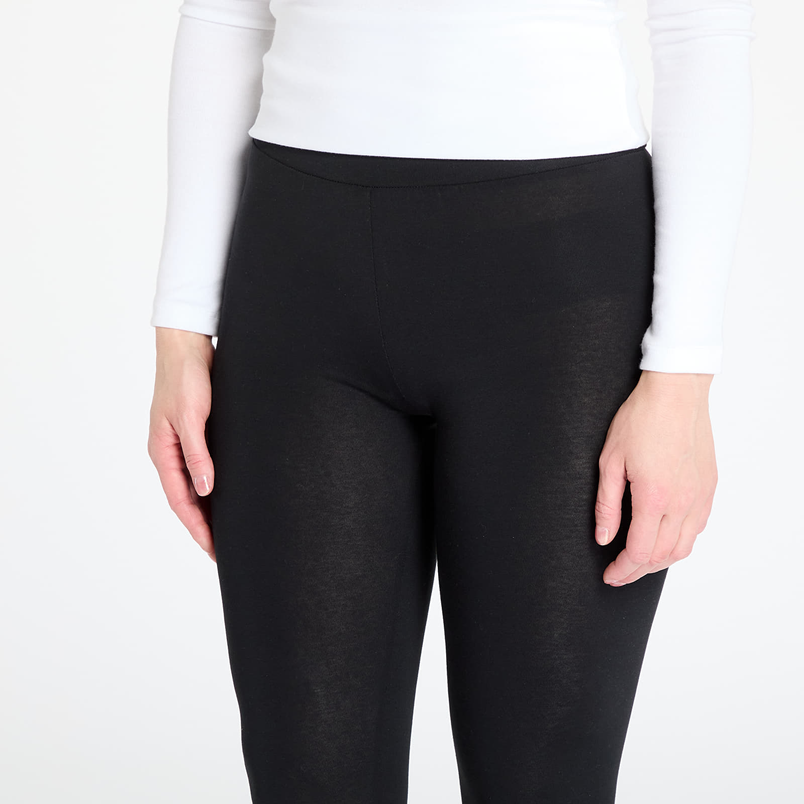 Leginsy Urban Classics Ladies Jersey Leggings Black
