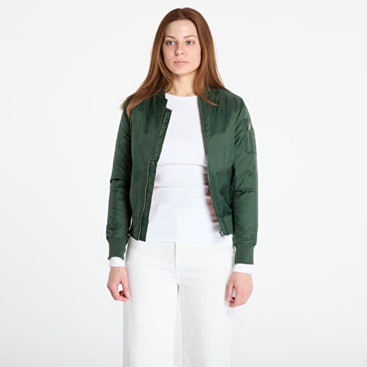 Jacke Urban Classics Ladies Basic Bomber Jacket Green
