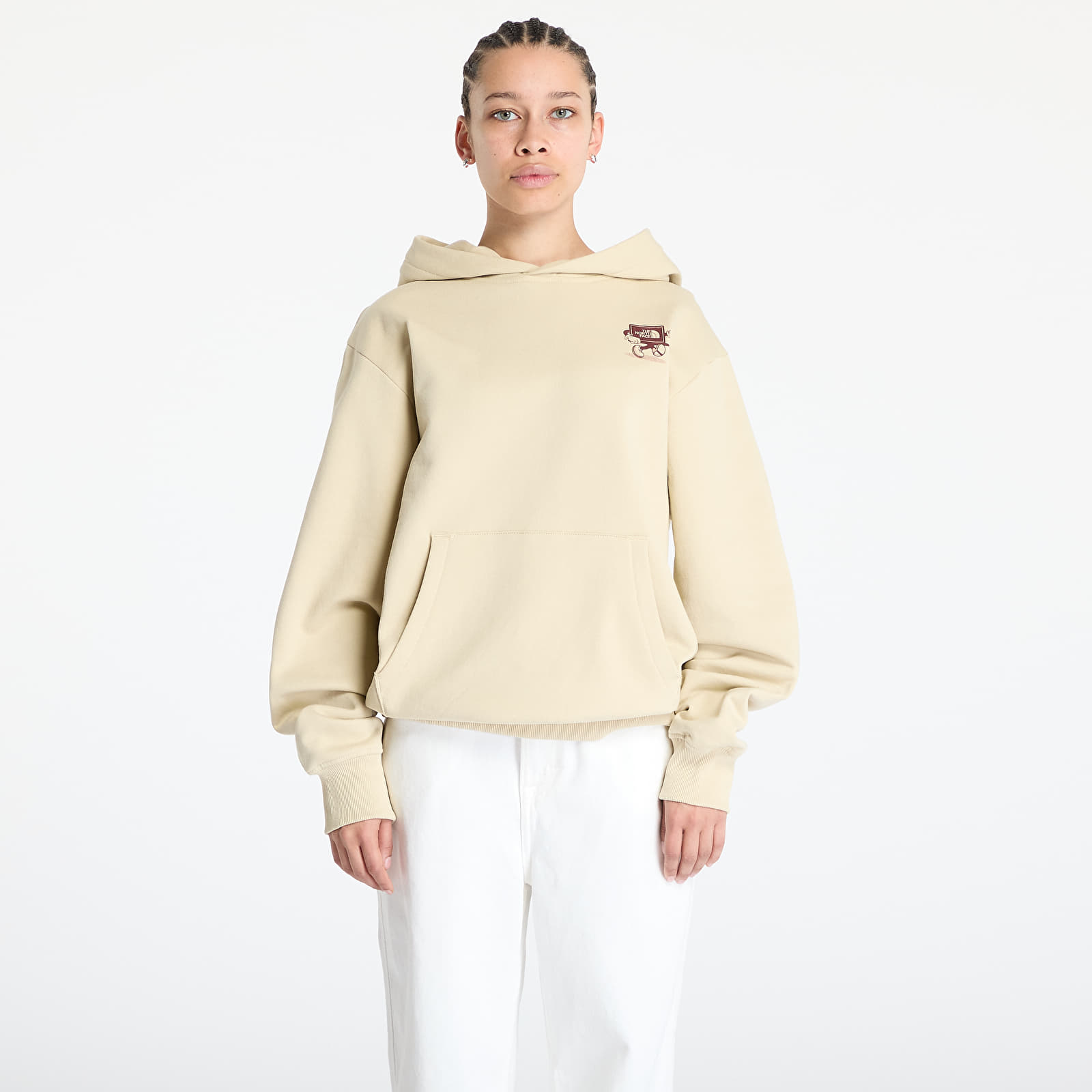 Sudaderas de hombre The North Face Cartoon Logo Relaxed Hoodie UNISEX Gravel