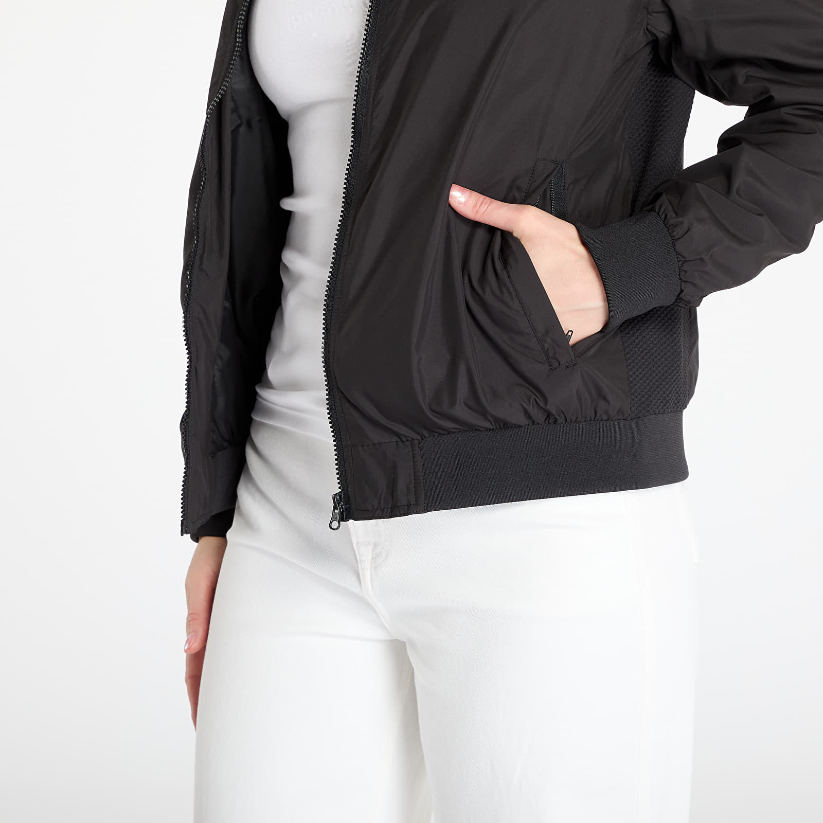 Bundy Urban Classics Ladies Light Bomber Jacket Black