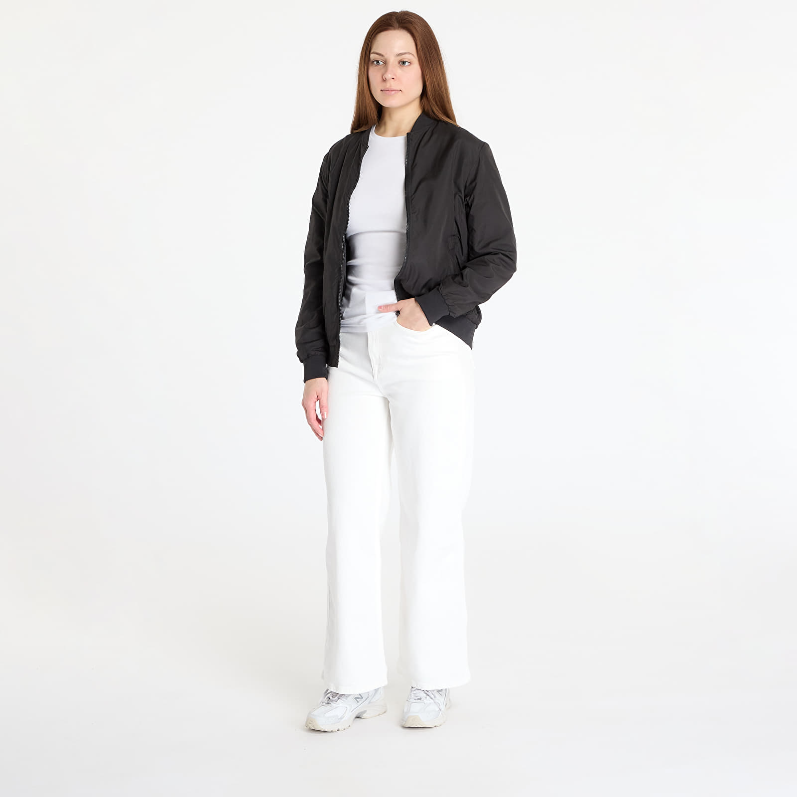 Bundy Urban Classics Ladies Light Bomber Jacket Black