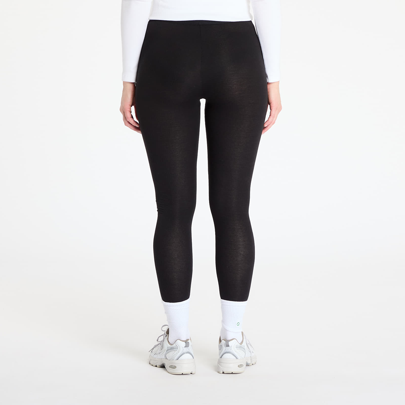 Legíny Urban Classics Ladies Logo Leggings Black