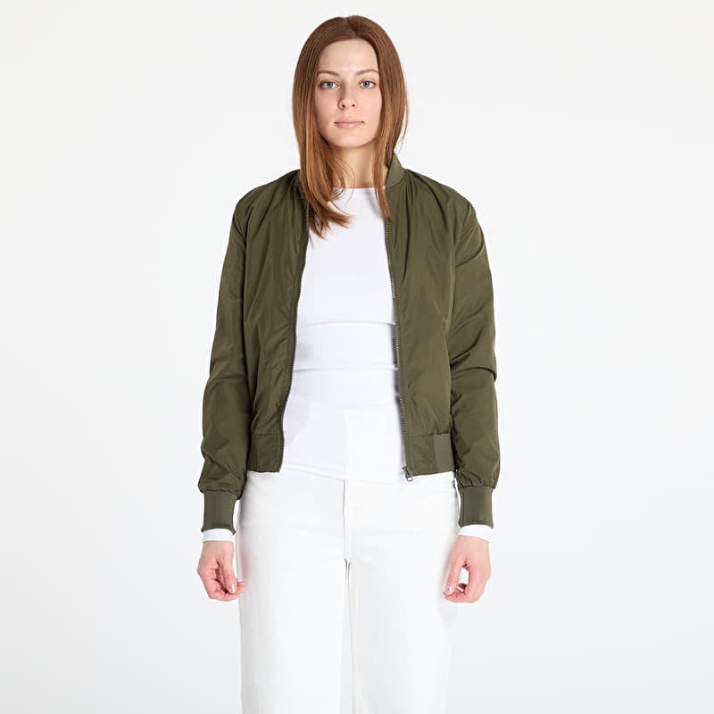 Dzseki Urban Classics Ladies Light Bomber Jacket Green