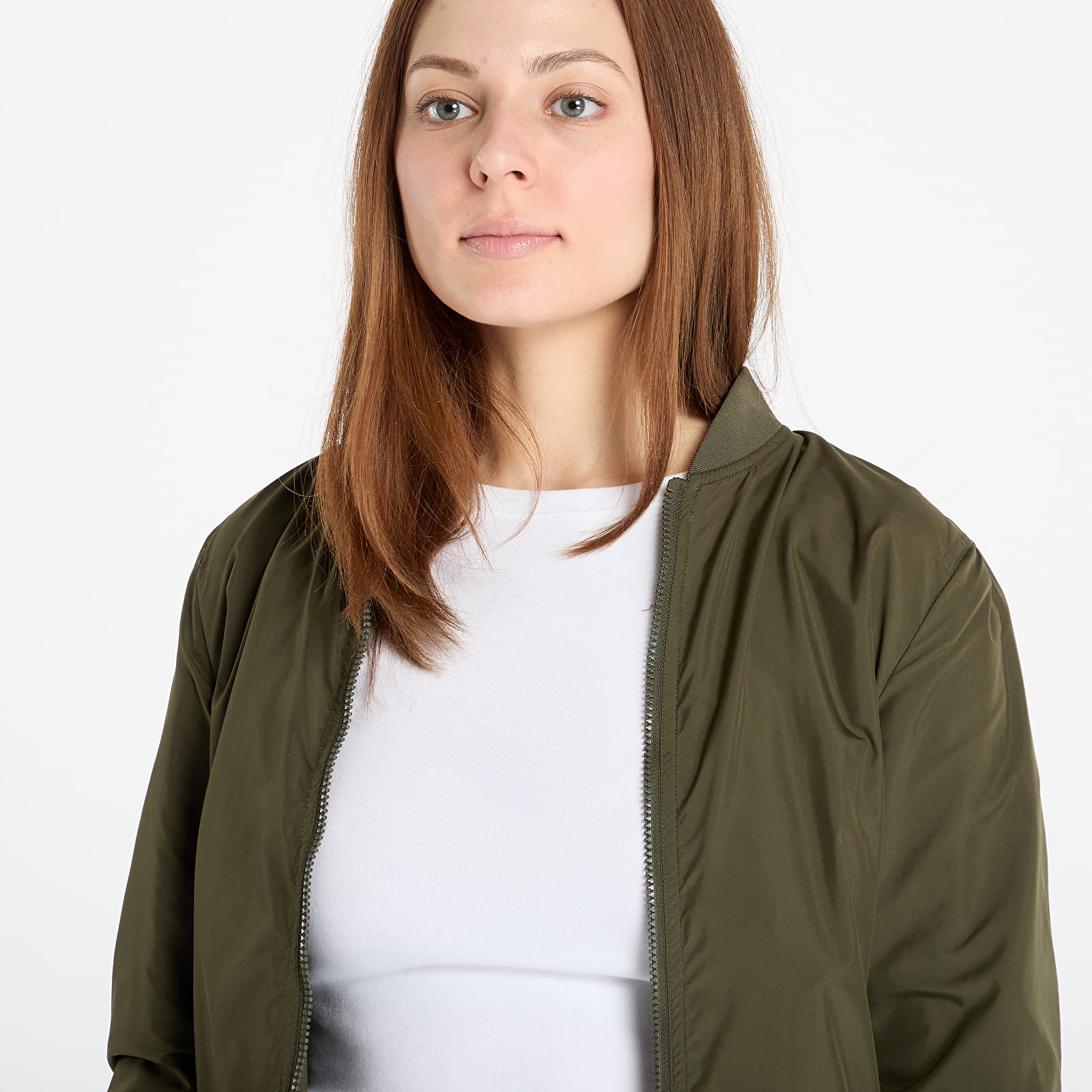Joped Urban Classics Ladies Light Bomber Jacket Green