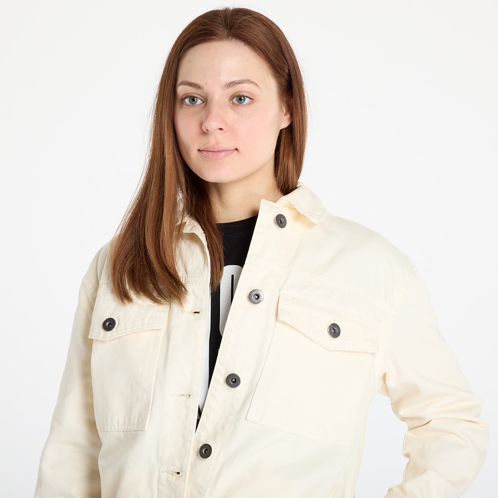 Joped Urban Classics Ladies Oversized Shirt Jacket Cream