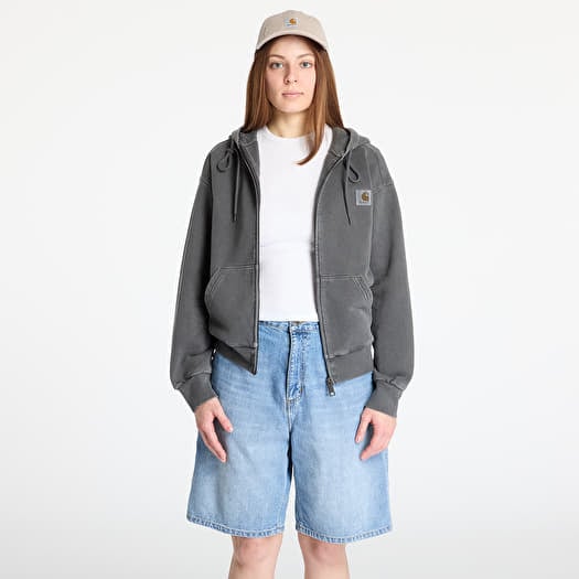 Bluza Carhartt WIP Hooded Nelson Jacket UNISEX Graphite Garment Dyed