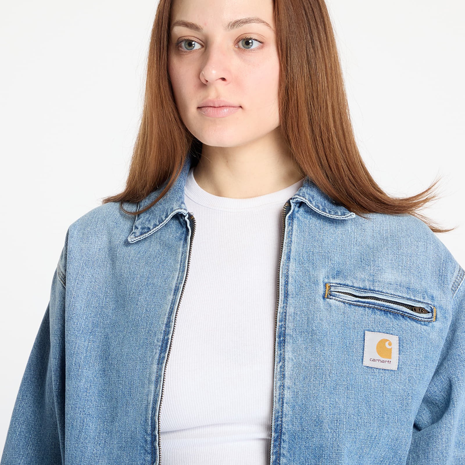 Chaquetas Carhartt WIP OG Detroit Jacket UNISEX Blue Burst Washed