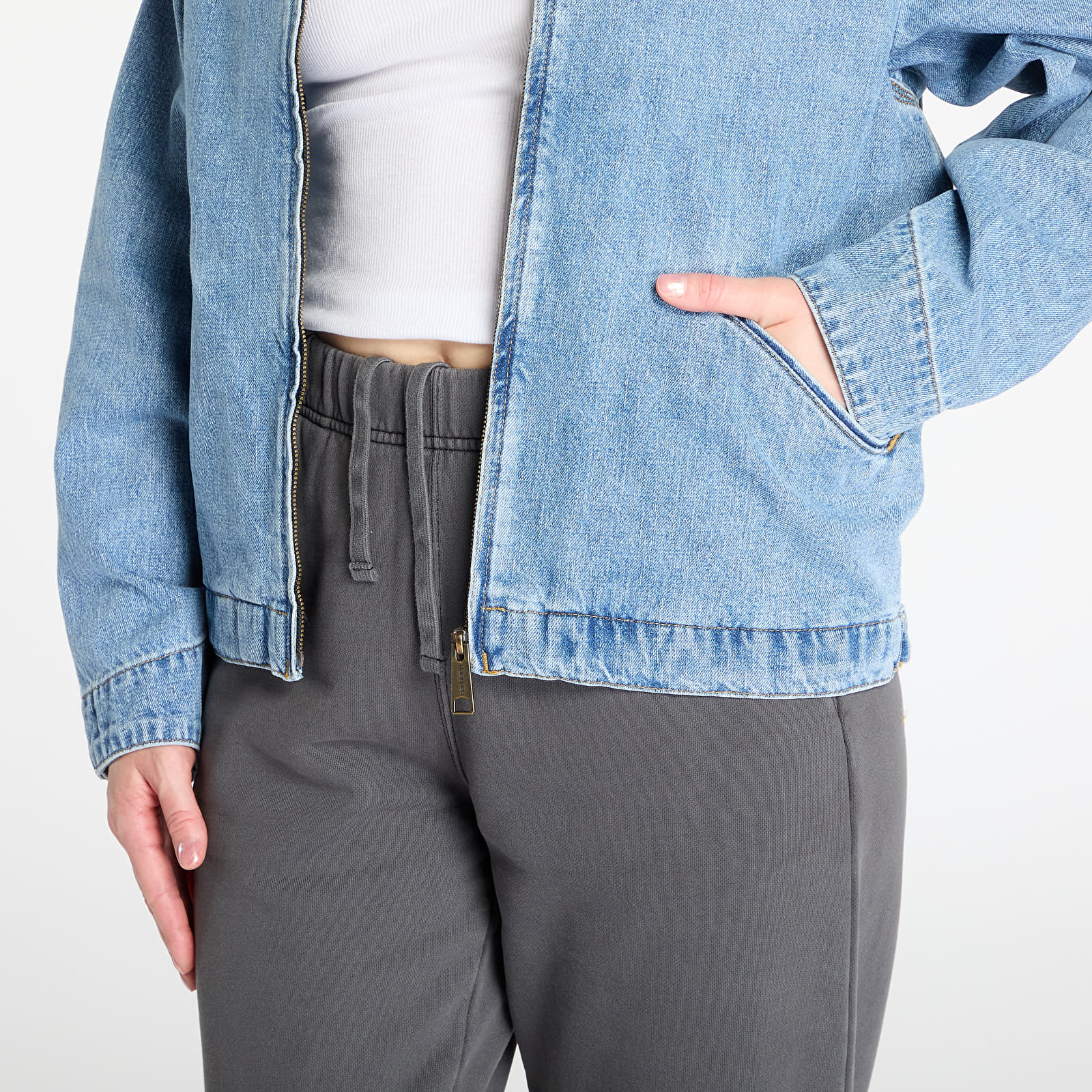 Chaquetas Carhartt WIP OG Detroit Jacket UNISEX Blue Burst Washed