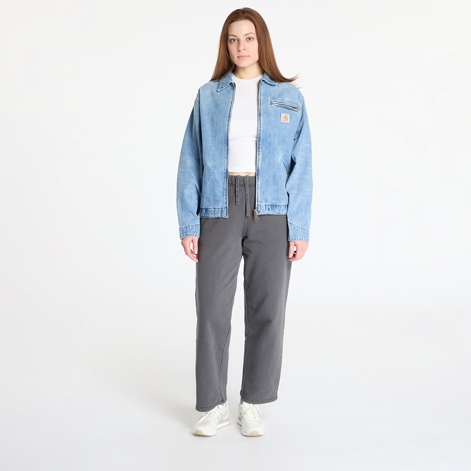 Chaquetas Carhartt WIP OG Detroit Jacket UNISEX Blue Burst Washed