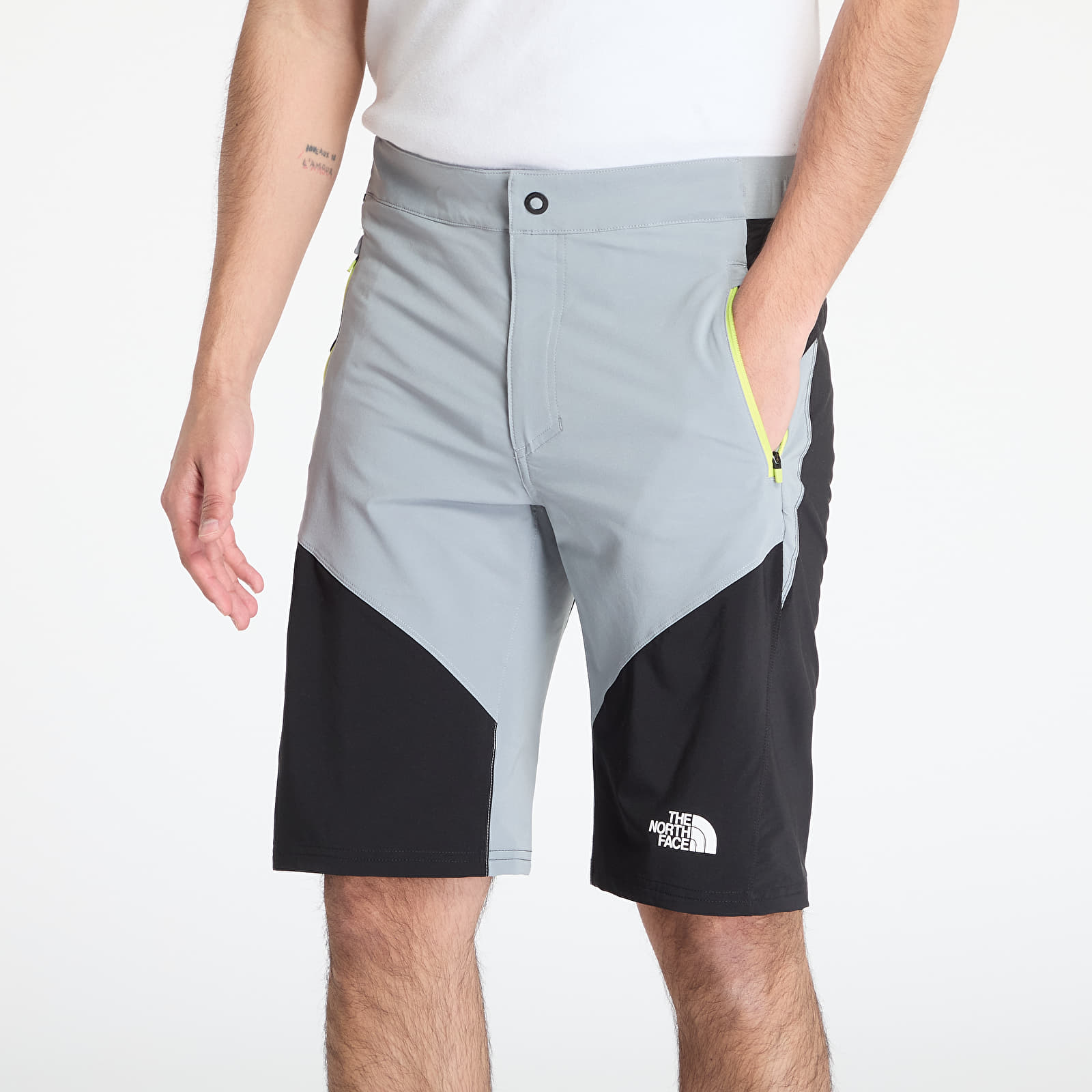 Meeste lühikesed püksid The North Face Felik Slim Tapered Short Monument Grey/ TNF Black