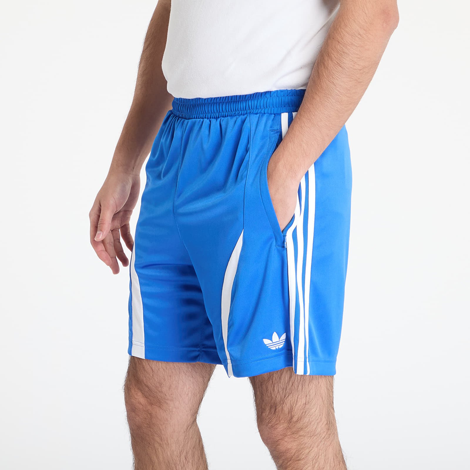 Pantalones cortos para hombre adidas Adicolor Teamgeist Shorts Blue/ Blue/ White