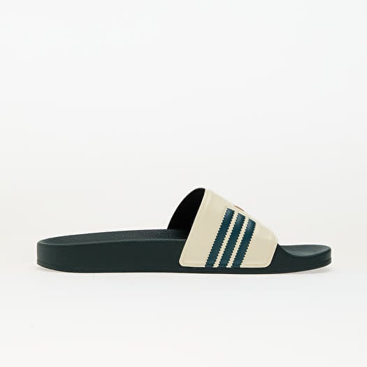 adidas Adilette Crew White/ Mind Grey/ Warm Sand | Queens