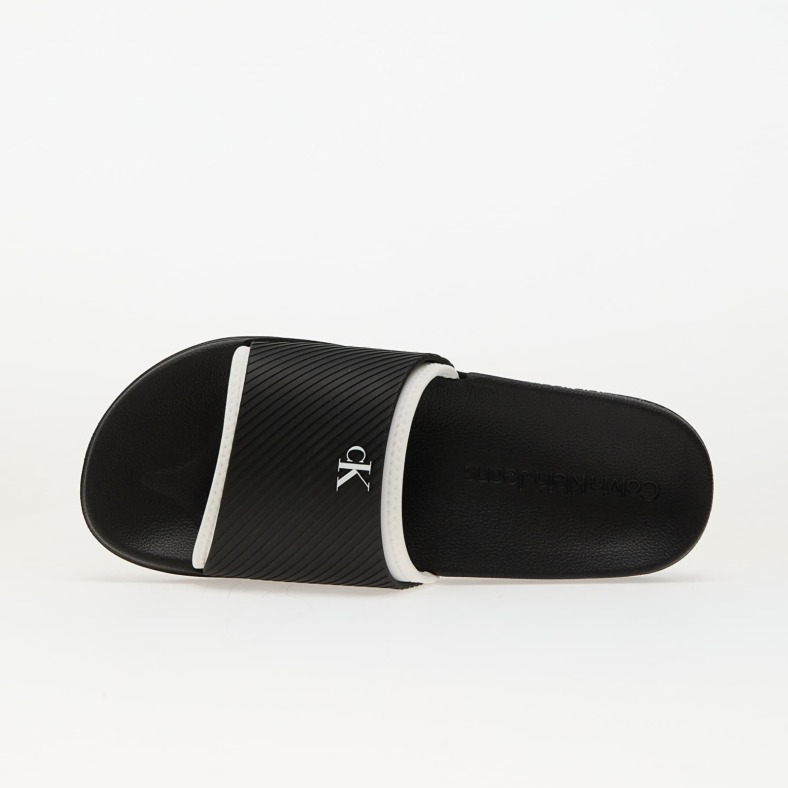 Men's sneakers and shoes Calvin Klein Jeans Slide Rubber Neopren Black