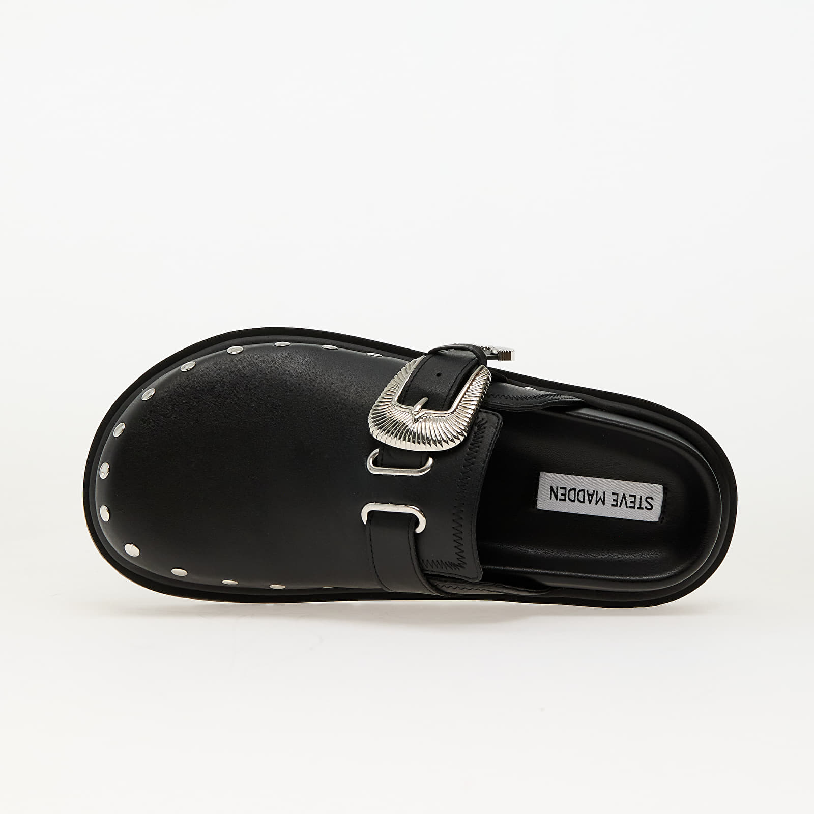 Дамски маратонки и обувки Steve Madden Offbeat Blk Action Leat