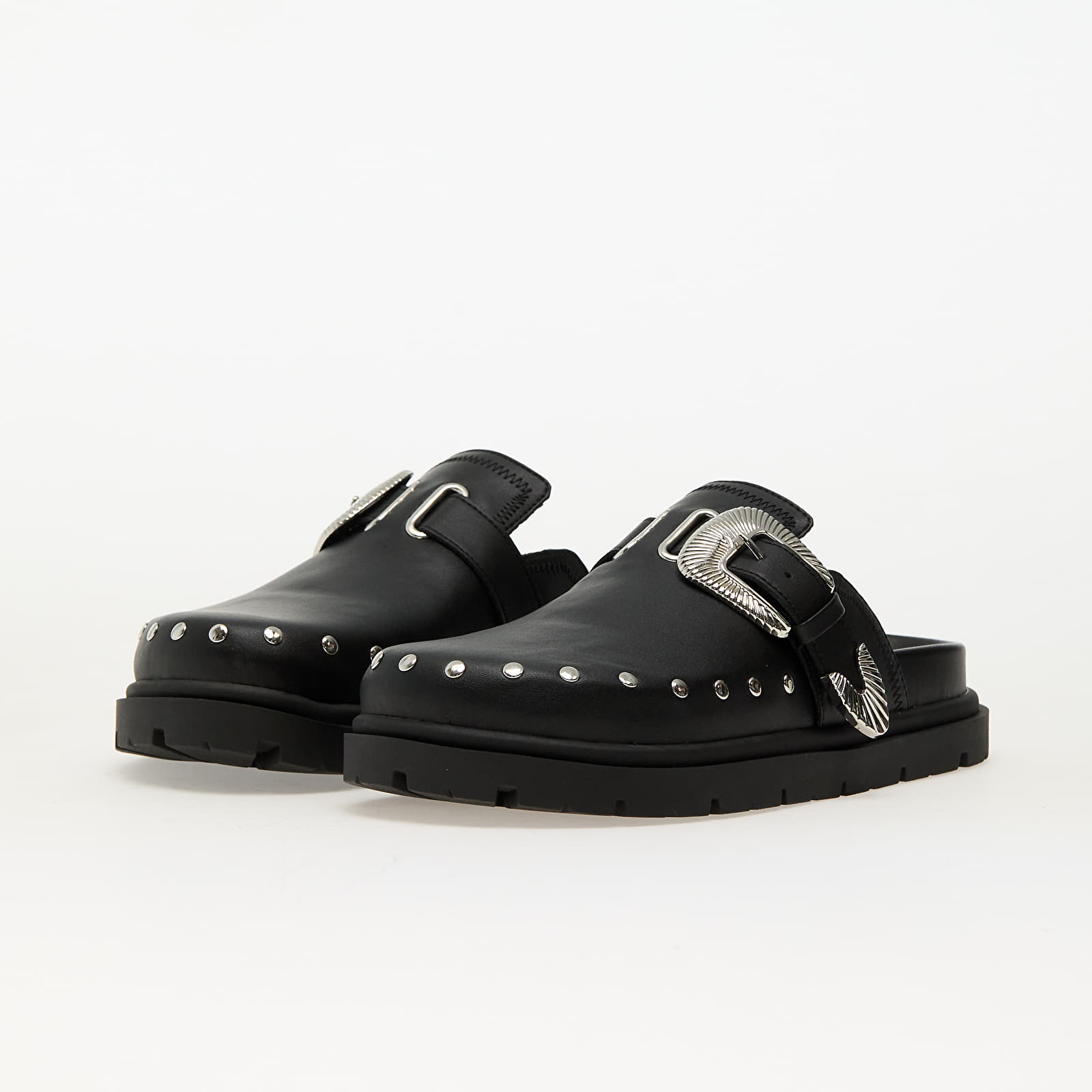 Дамски маратонки и обувки Steve Madden Offbeat Blk Action Leat