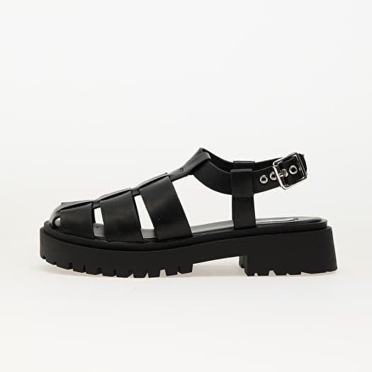 Steve Madden Market Blk Action Leat