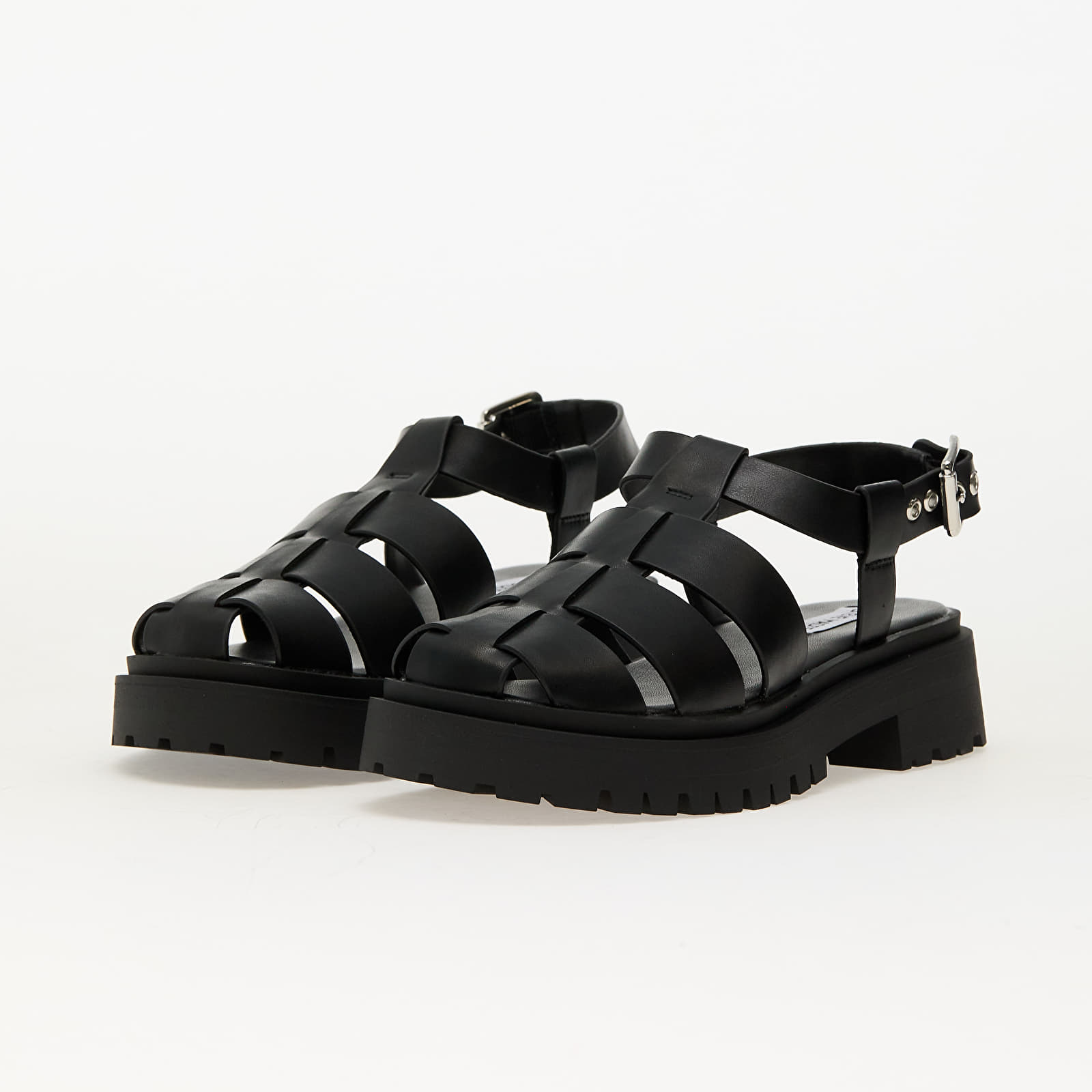 Încălțăminte și sneakerși pentru femei Steve Madden Market Blk Action Leat