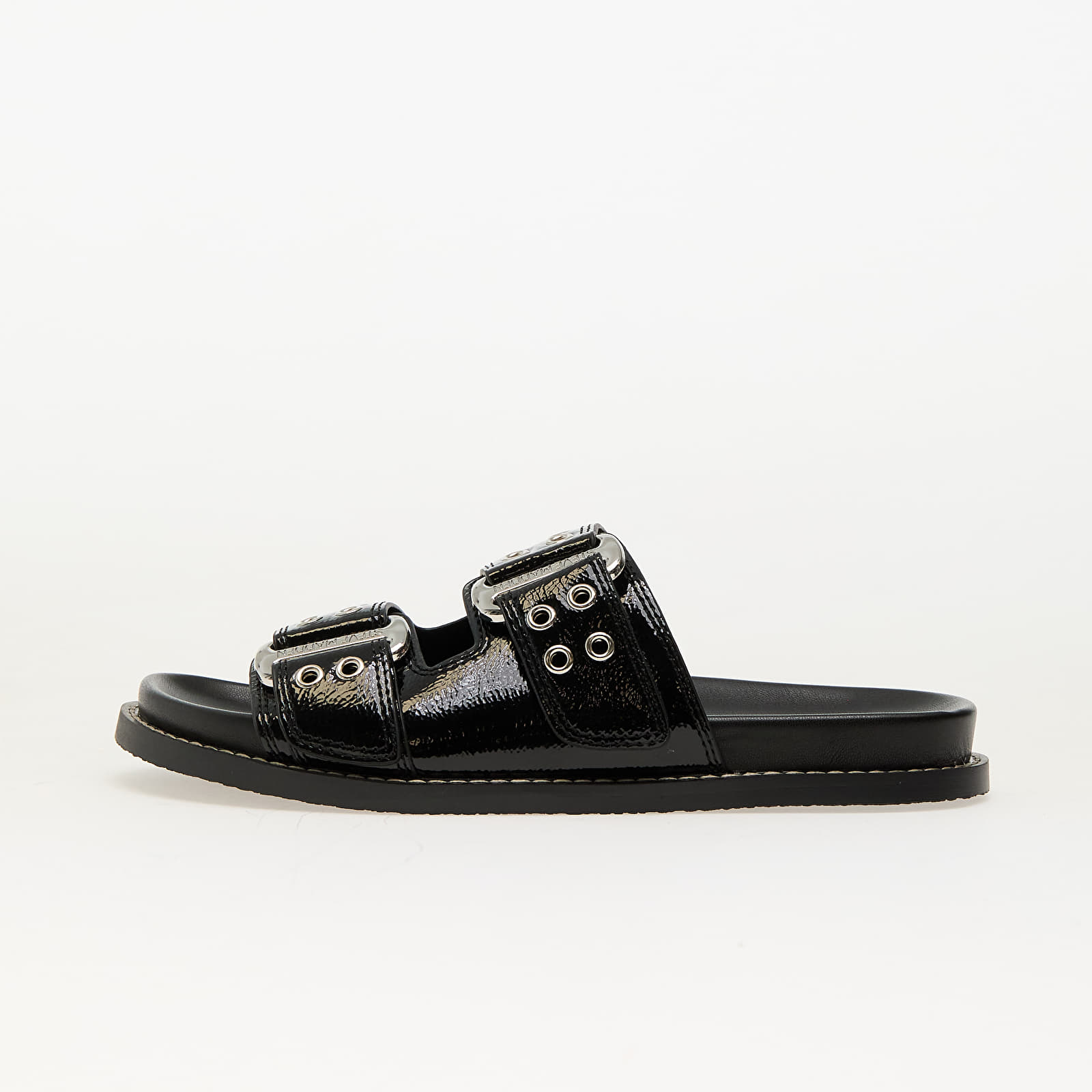 Zapatillas mujer Steve Madden Agent Black Crinkle Patent