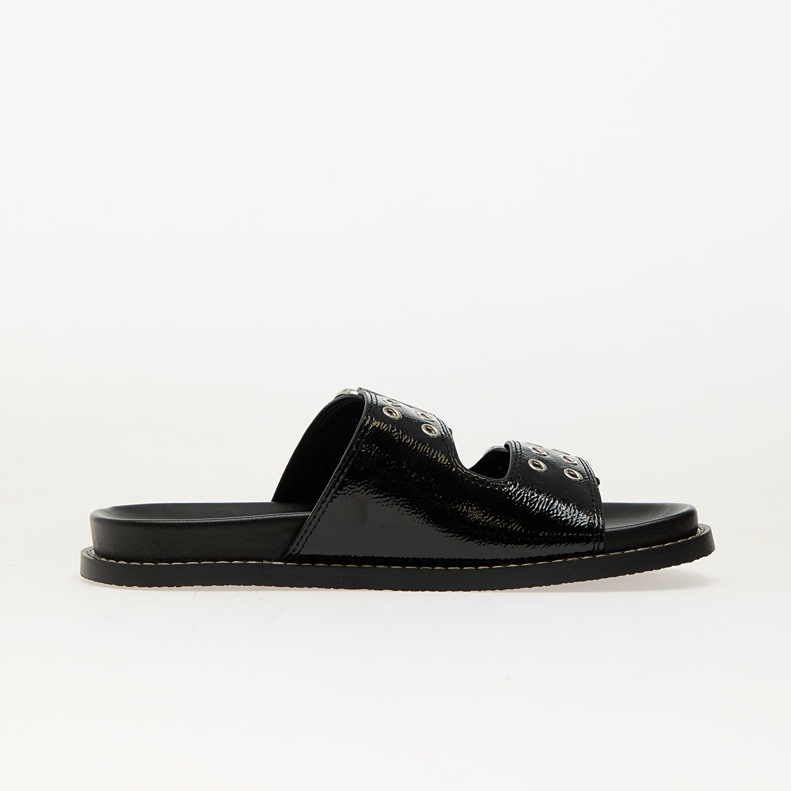 Zapatillas mujer Steve Madden Agent Black Crinkle Patent