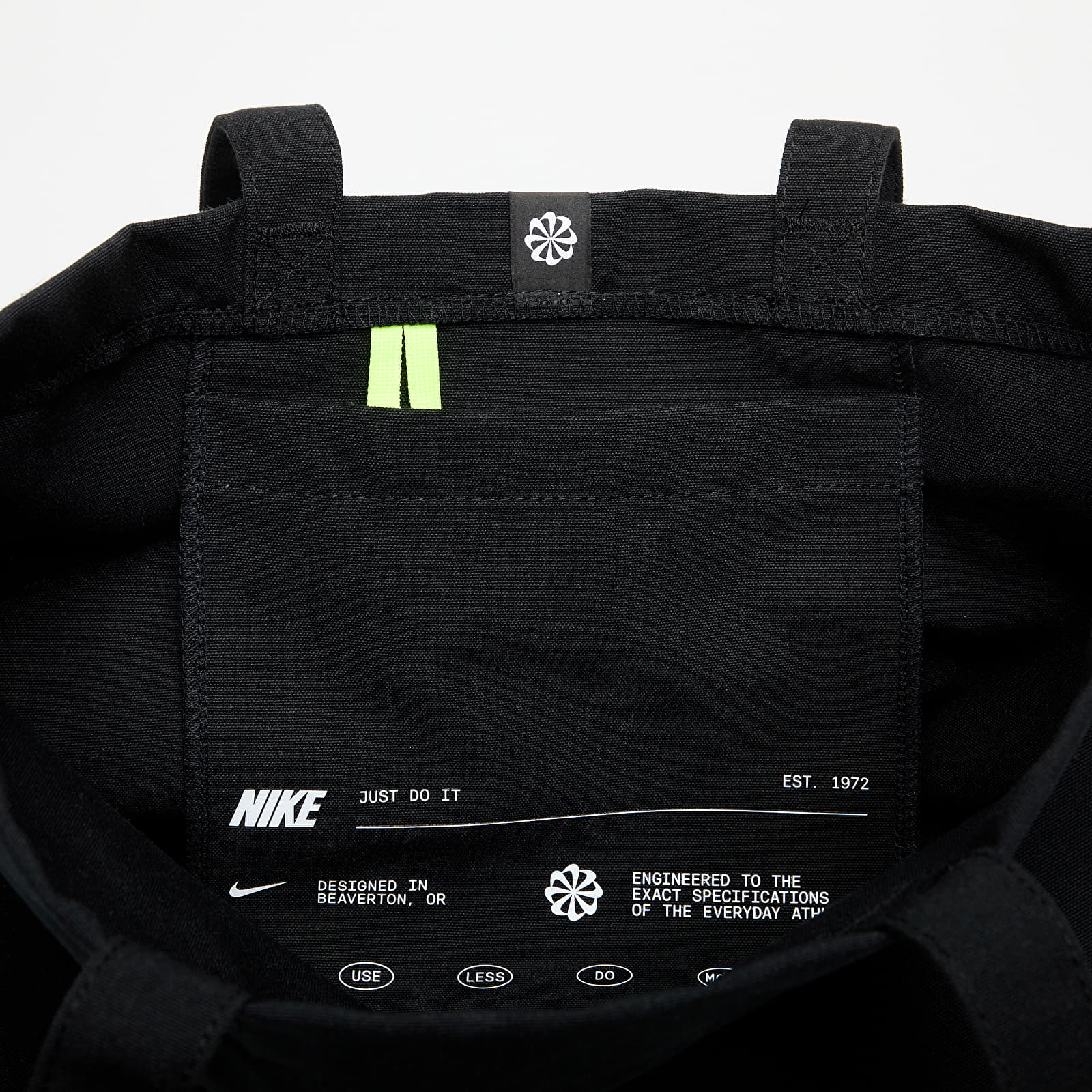 Shoulder bags Nike Heritage 2.0 Tote Bag (22L) Black/ Volt/ White