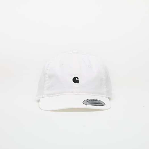 Hette Carhartt WIP Madison Logo Cap White/ Black