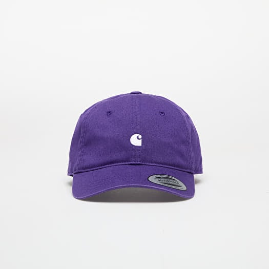 Casquette Carhartt WIP Madison Logo Cap Huckleberry/ White