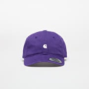 Carhartt WIP Madison Logo Cap Huckleberry/ White