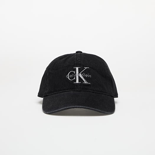 Καπέλα Calvin Klein Jeans Monologo Embroidery Cap Black