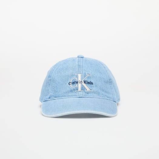 Καπέλα Calvin Klein Jeans Monologo Embroidery Cap Blue