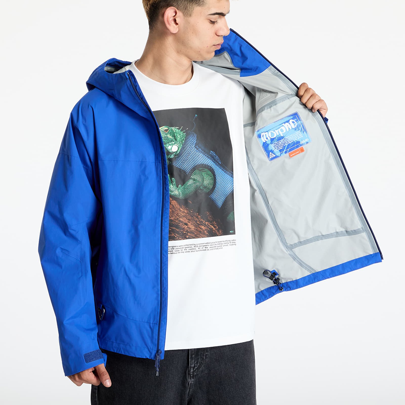 Meeste jakid Nike ACG "Morpho" Men's Storm-FIT ADV Rain Jacket Game Royal/ Blue Void/ Summit White