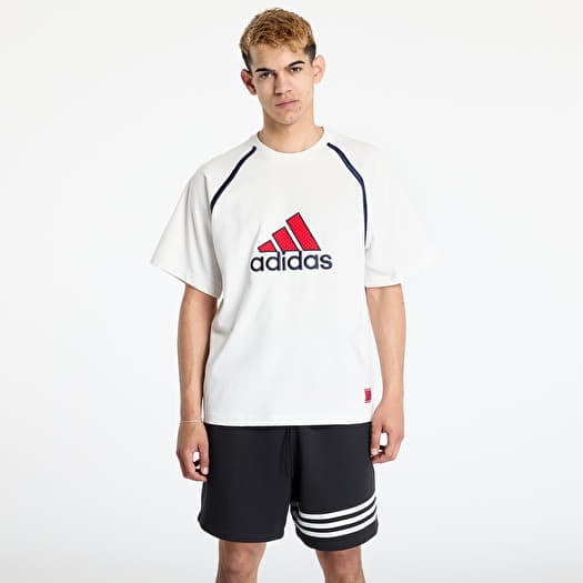 Tricou adidas Badge Tee Cloud White