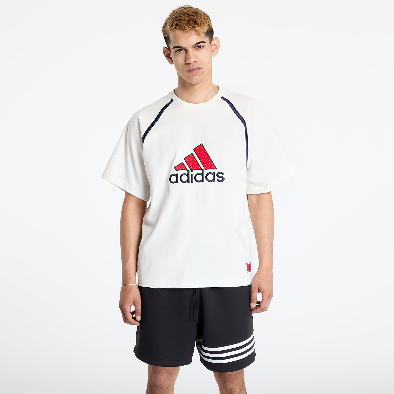Men's T-shirts adidas Badge Tee Cloud White