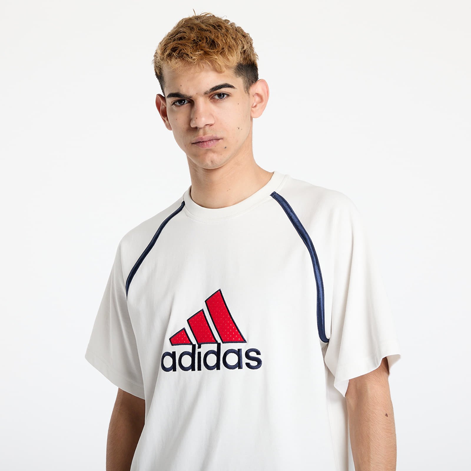 Men's T-shirts adidas Badge Tee Cloud White