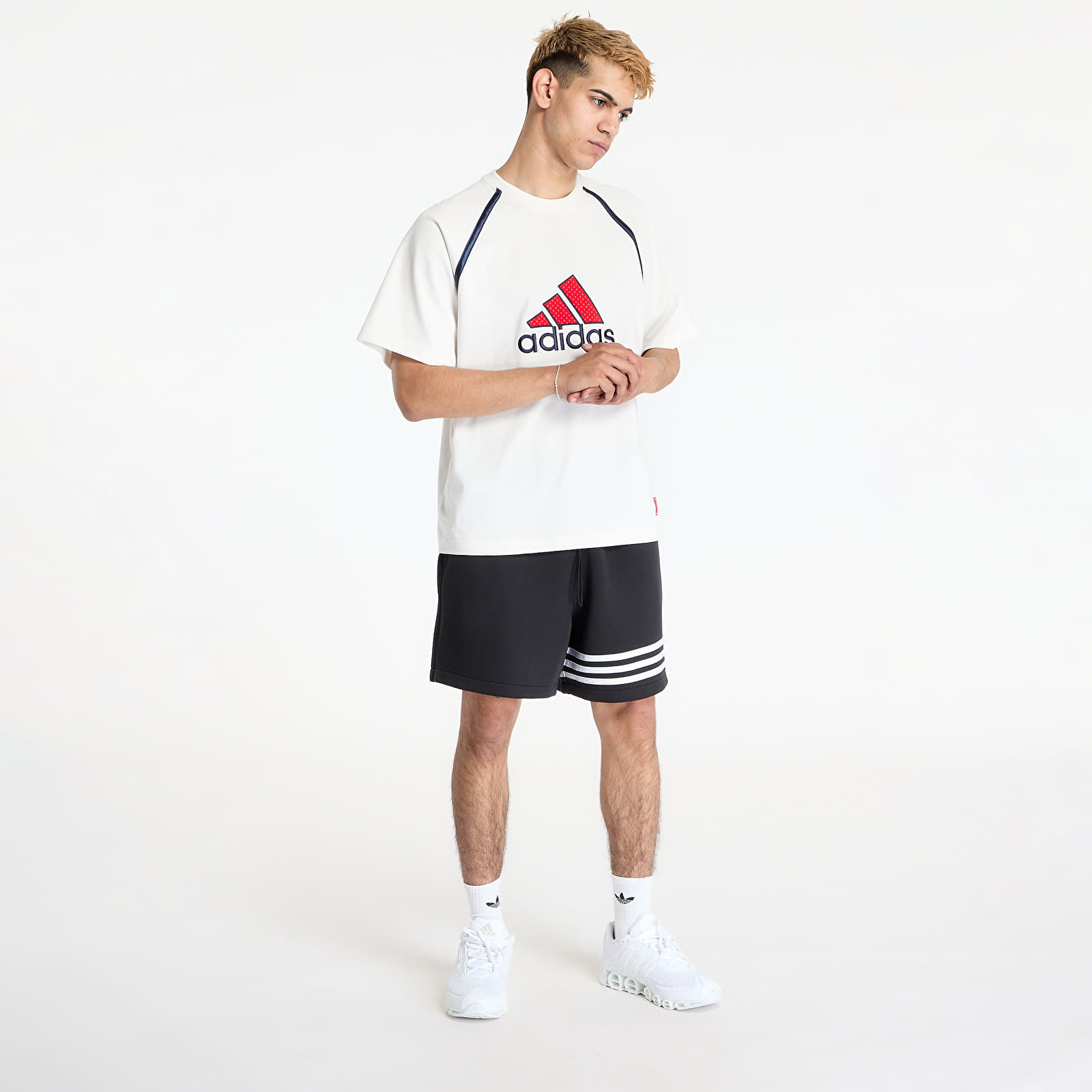 Men's T-shirts adidas Badge Tee Cloud White