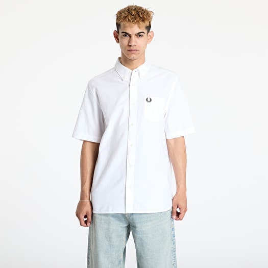 Košile FRED PERRY Oxford Shirt White