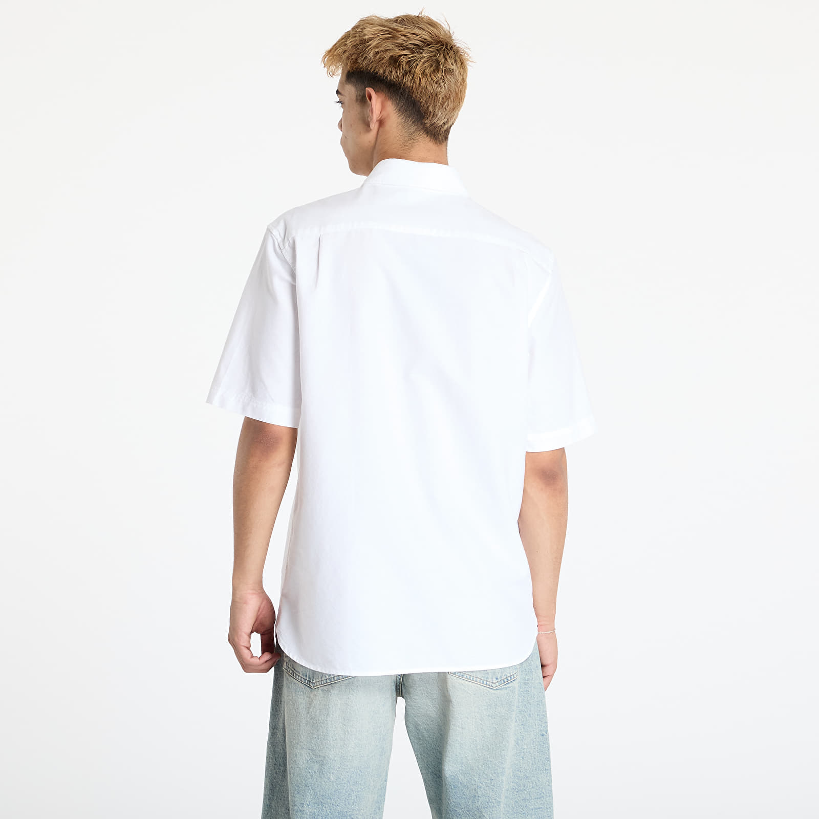 Overhemden FRED PERRY Oxford Shirt White