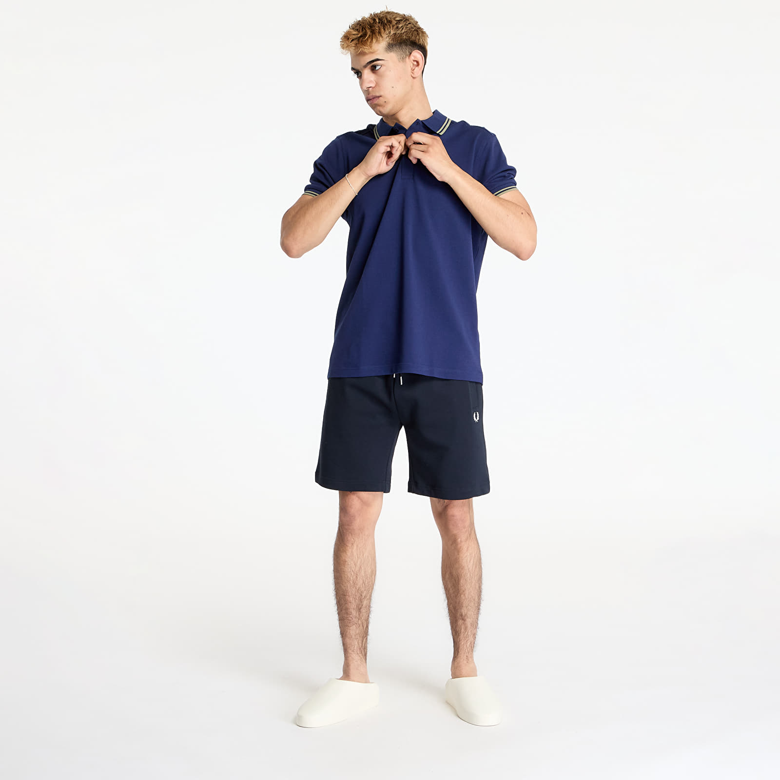 Shorts für Männer FRED PERRY Classic Sweat Short Navy