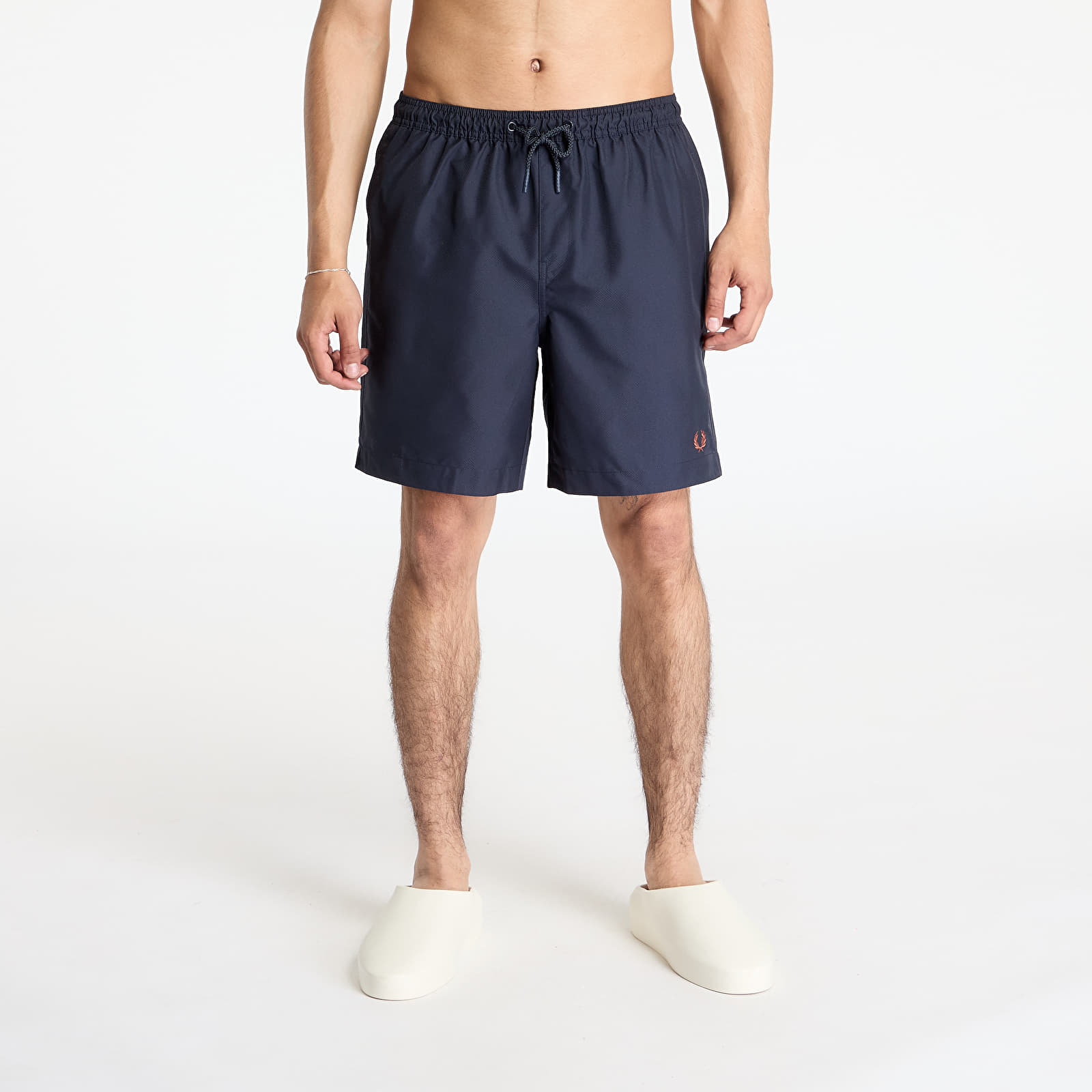 Men's swimwear FRED PERRY Classic Swimshort Navy/ Cinnamon