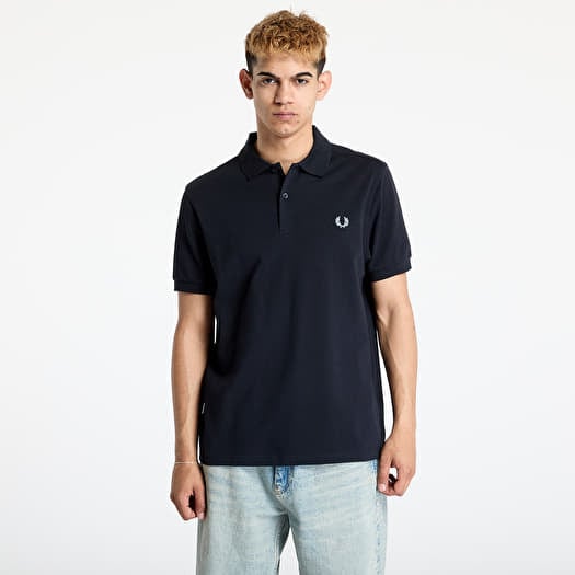 Maglietta FRED PERRY The Fred Perry Shirt Navy/ Mint Blue