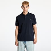 FRED PERRY The Fred Perry Shirt Navy/ Mint Blue