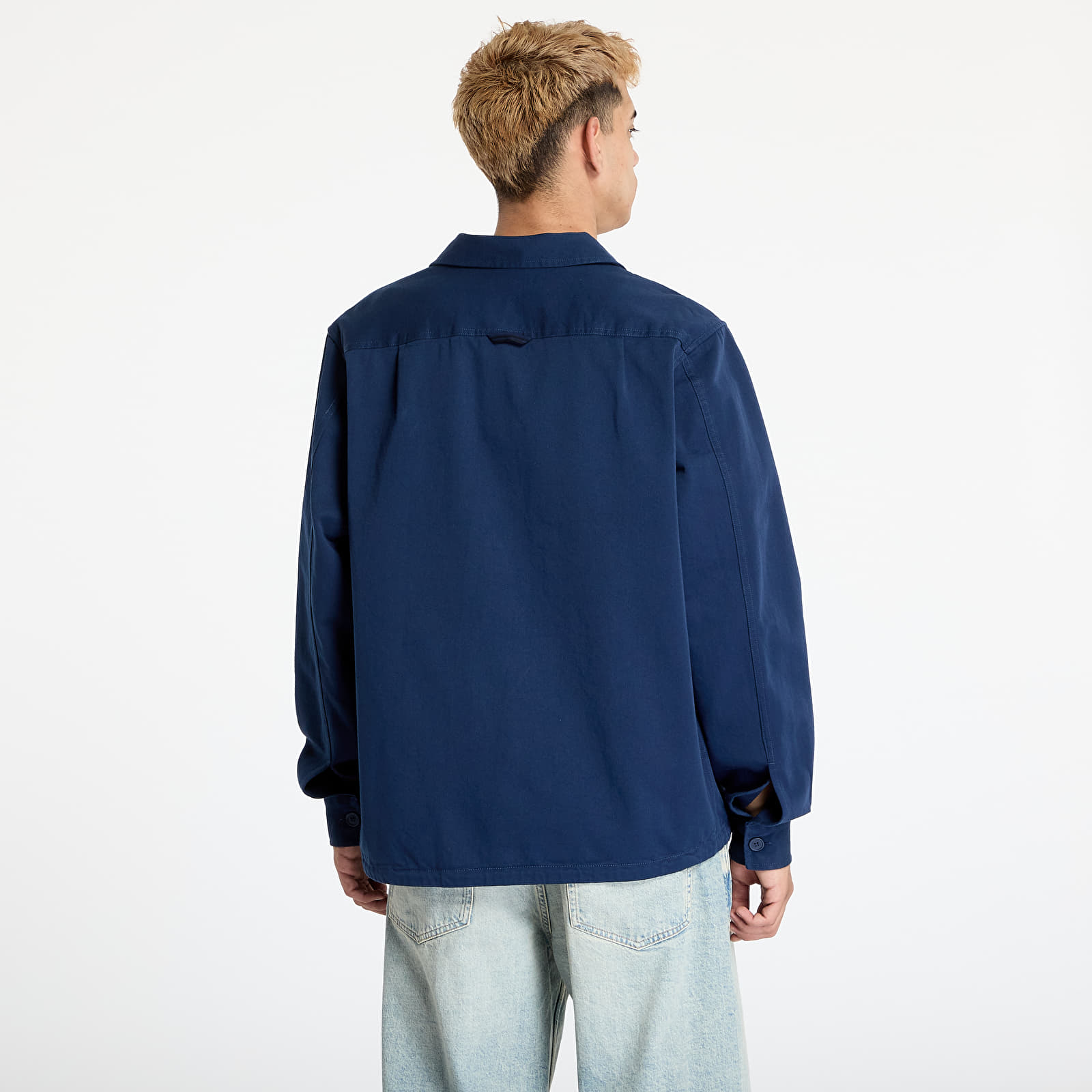 Men's shirts FRED PERRY Twill Overshirt Tennis Blue