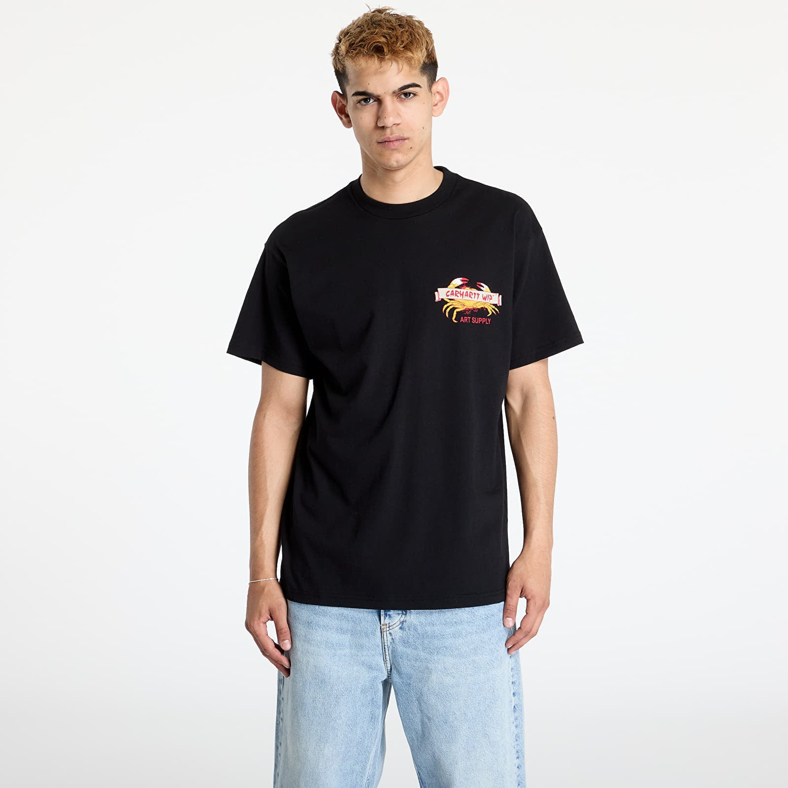 T-shirt Carhartt WIP Crab Paint Short Sleeve T-Shirt UNISEX Black XS