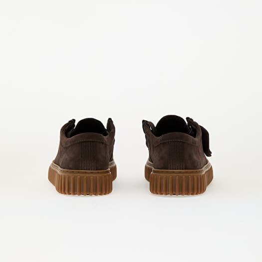 Herenschoenen Clarks Torhill Lo Dark Brown Suede Queens