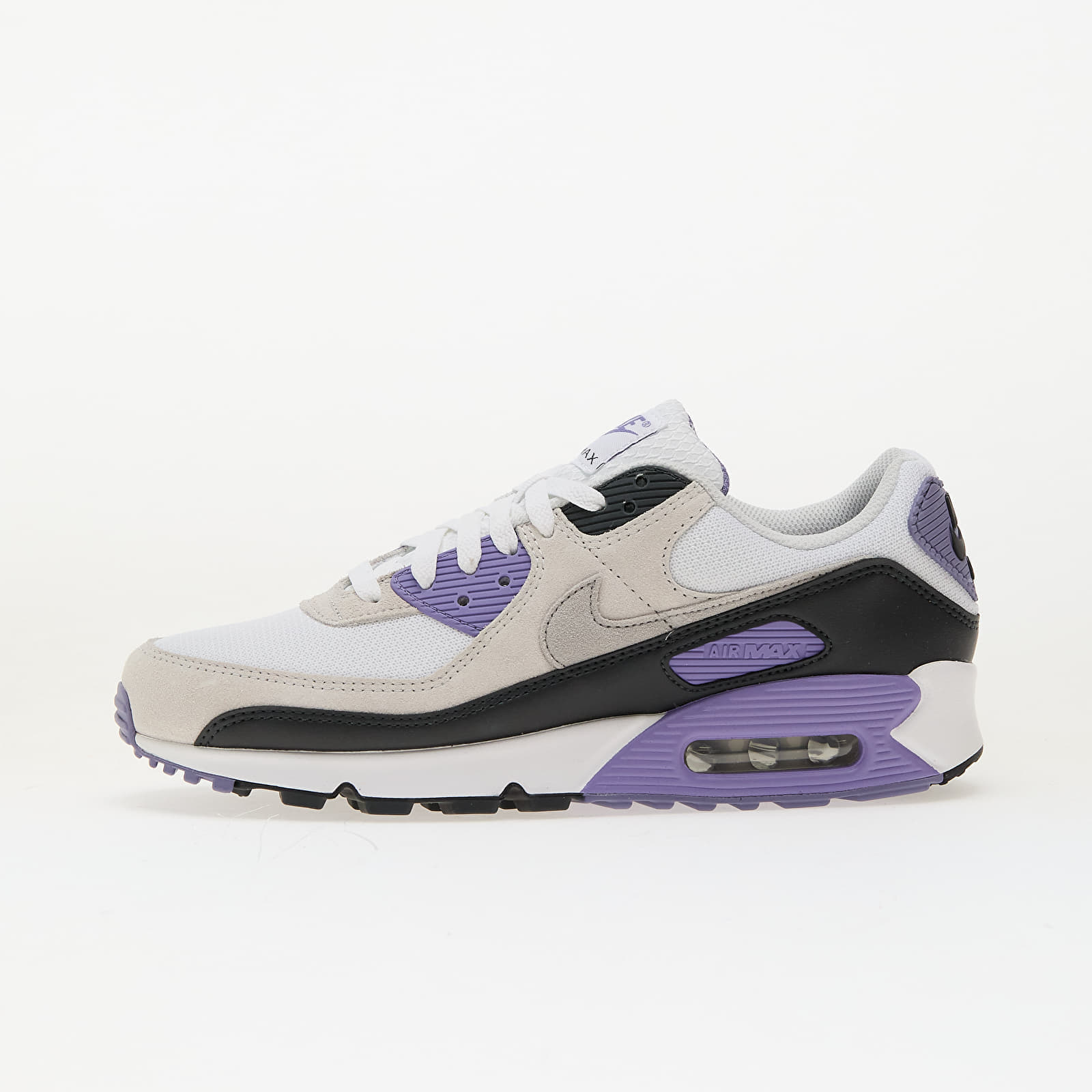 Sneakers Nike Air Max 90 White/ Lt Smoke Grey-Dusty Amethyst EUR 38