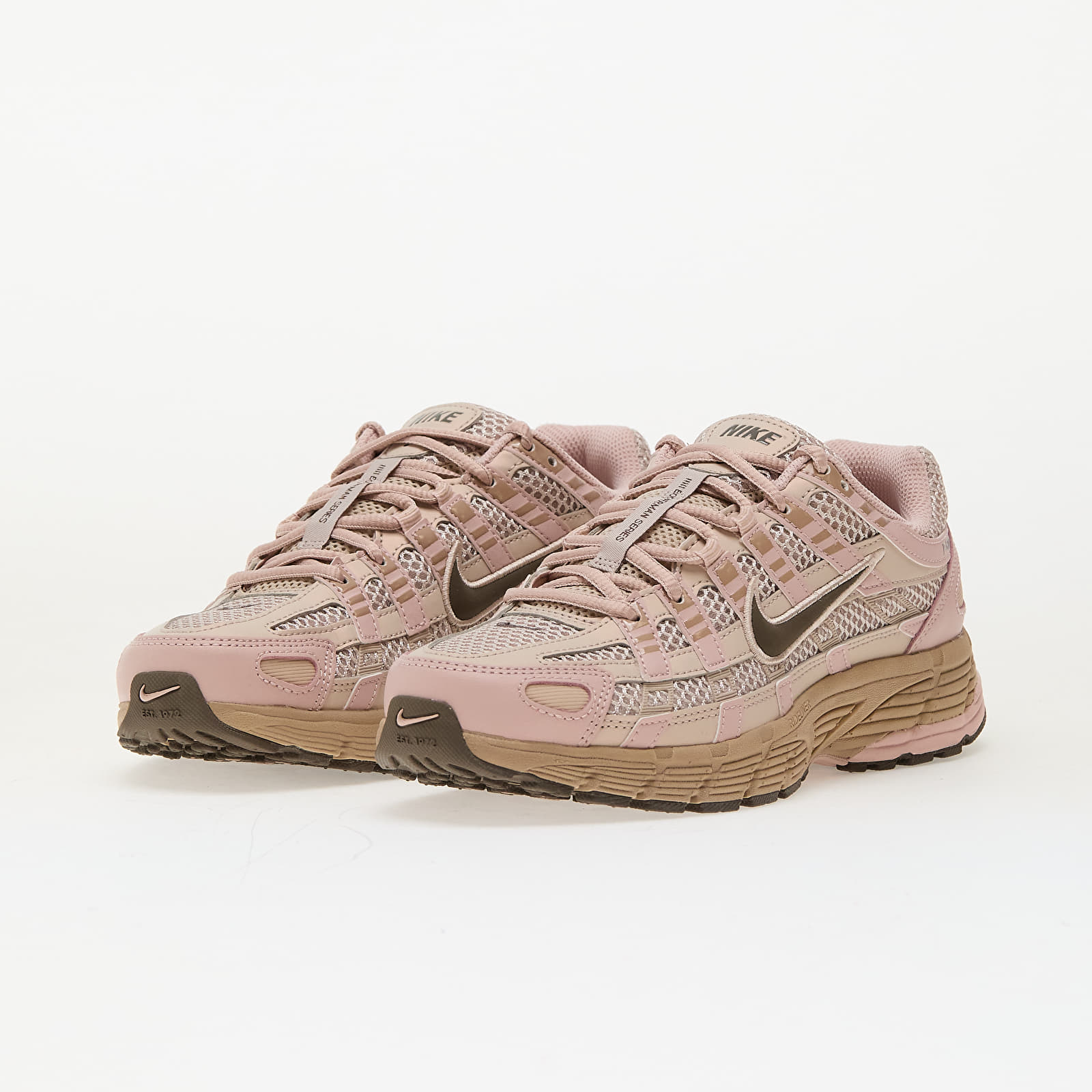 Женская обувь Nike W P-6000 Se Fossil Stone/ Ironstone-Hemp-Pink Oxford
