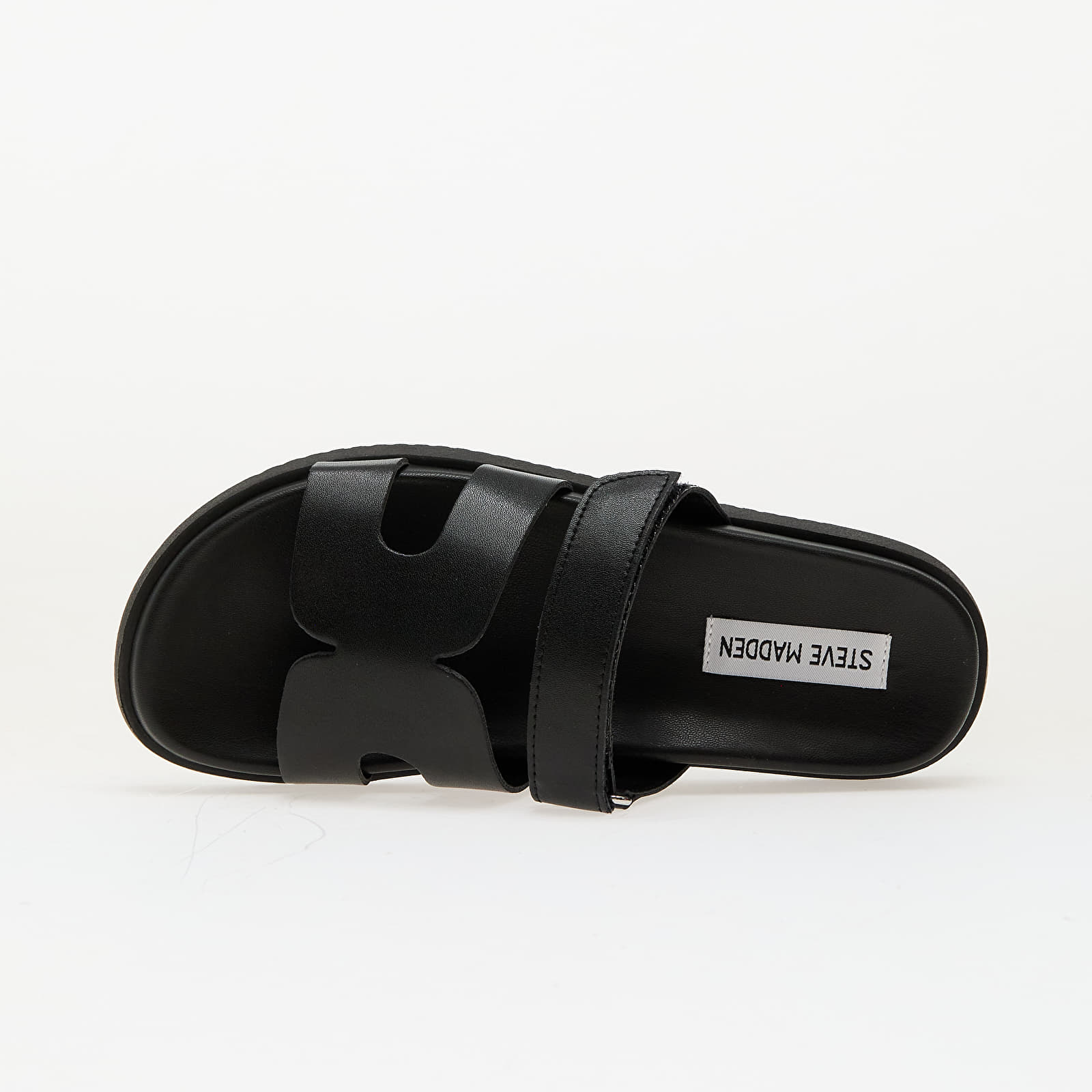 Дамски маратонки и обувки Steve Madden Missile Blk Action Leat