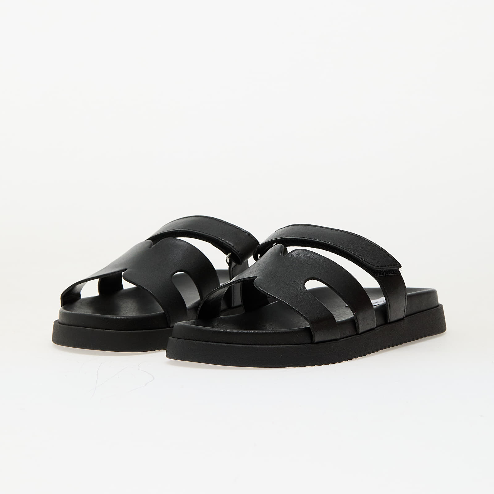 Дамски маратонки и обувки Steve Madden Missile Blk Action Leat