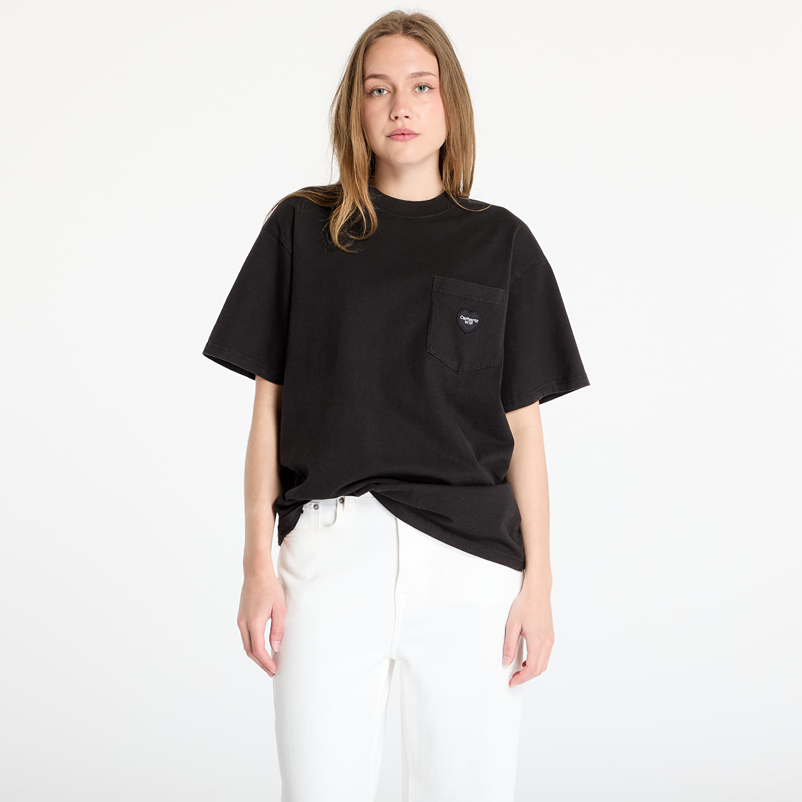 Camisetas hombre Carhartt WIP S/S Ingo Pocket T-Shirt UNISEX Black Garment Dyed