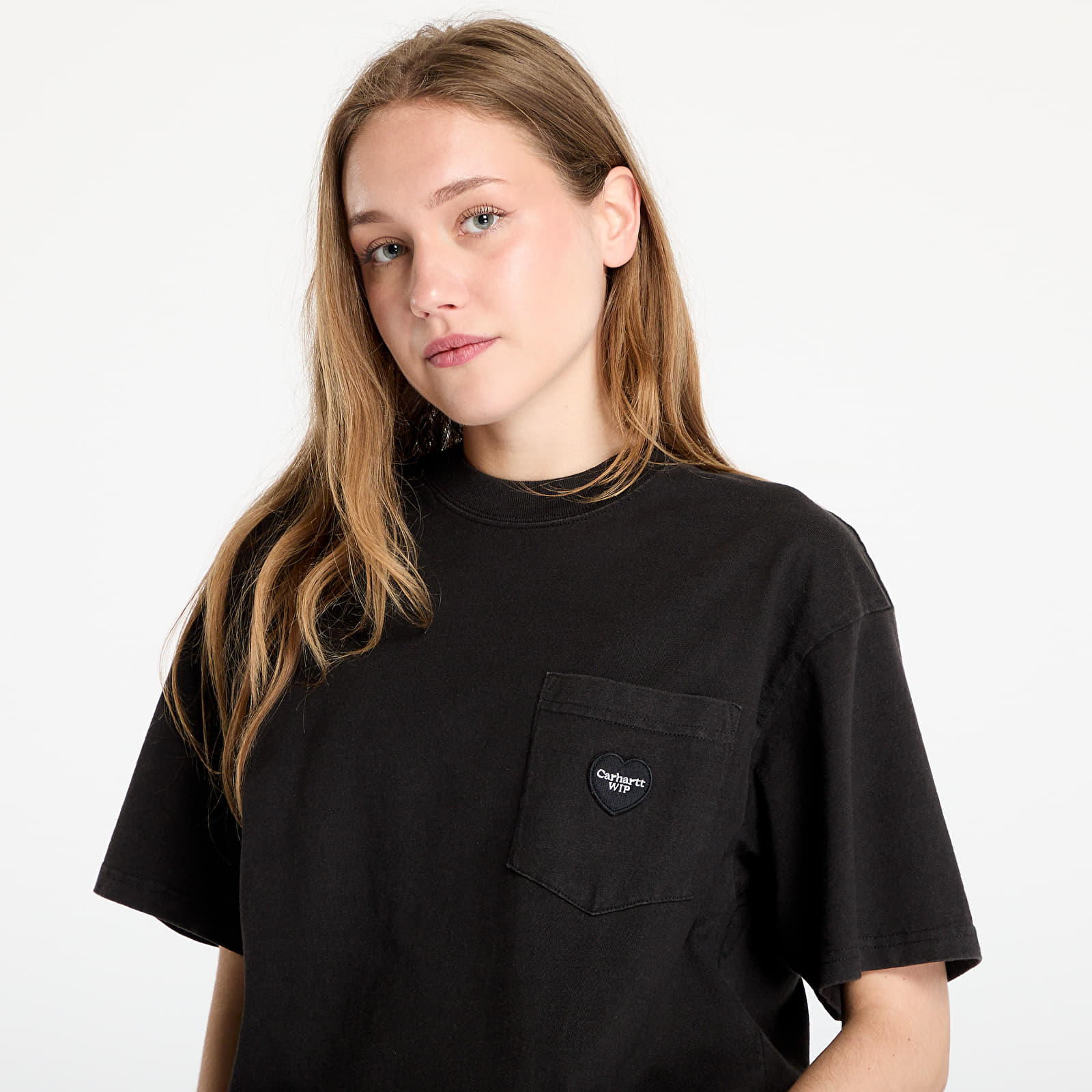 Camisetas hombre Carhartt WIP S/S Ingo Pocket T-Shirt UNISEX Black Garment Dyed